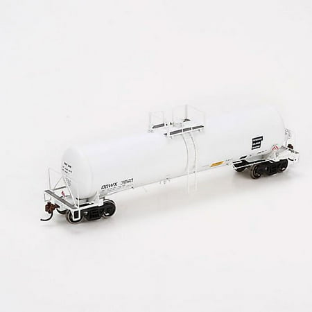 Athearn HO Scale 20,900-Gallon Tank Car Dow Chemical/DOWX (White) #3880