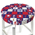 thumbnail image 3 of Kdxio golf Stool Covers Round,Stretch Round Bar Stool Covers Washable Bar Stool Cushion Slipcover for 12-15 Inch Chair-12 inch, 3 of 7