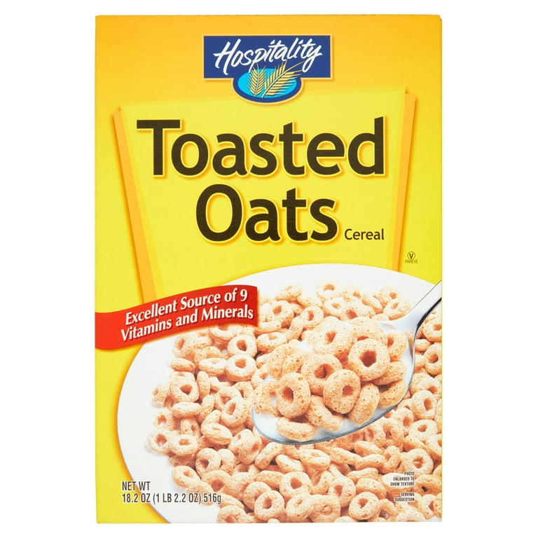 Hospitality Toasted Oats Cereal, 18.2 oz 