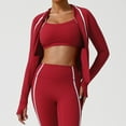 thumbnail image 7 of Oplxuo Womens Zip Up Workout Jackets Lightweight Athletic Slim Fit Track Jacket with Inner and Outer Pockets and Thumb Holes, 7 of 7