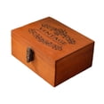 thumbnail image 2 of Caja de almacenamiento de madera con cajas de regalizador de baratijas de la baratija de la baratija con bloqueo para clips de cabello, 2 of 8