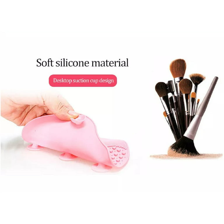 Silicone Brush Cleaner Washing Brush Cleaning Mat Foundation - Temu