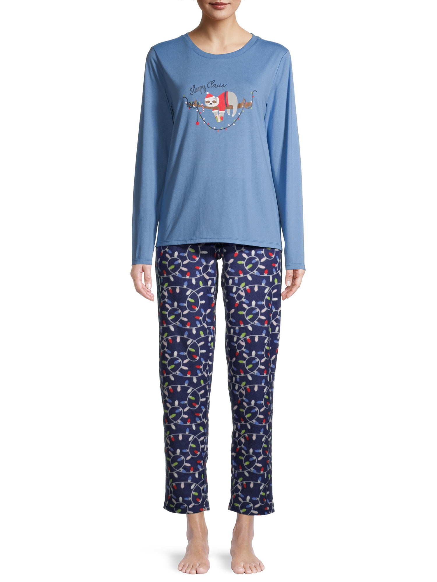 Sleepy Claus Sloth Pajamas 