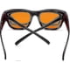 thumbnail image 3 of 100% Anti-blue Light Blocking Computer Glasses,large Fit Over Reading And Glasses With Extra Amber Lens Better Sleep, Black Red-xinhan -gt, 3 of 5
