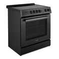 thumbnail image 3 of Cosmo 30 in. Stellar Collection 4.9 cu. ft. Electric Range, 4 Burners, Convection Oven in Matte Black, 3 of 12