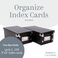 thumbnail image 5 of Snap-N-Store Collapsible Index Card File Box, 5 of 6