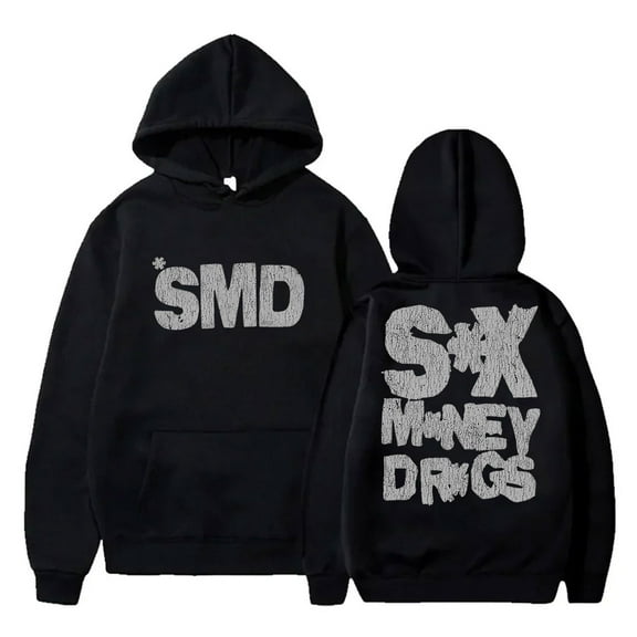 Lucki SMD Tour Merch hooded sweatshirt for men and women, fashionable long sleeved casual sportswear