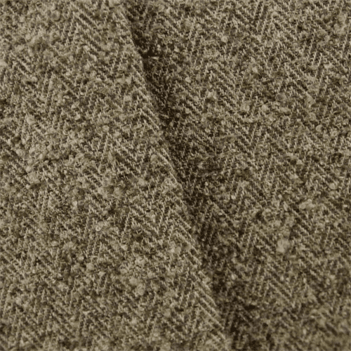 Brown Herringbone Boucle Upholstery Fabric