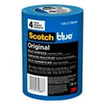 thumbnail image 1 of Cinta adhesiva ScotchBlue Original de 36 mm x 55 m, 4 rollos, color azul, 1 of 8