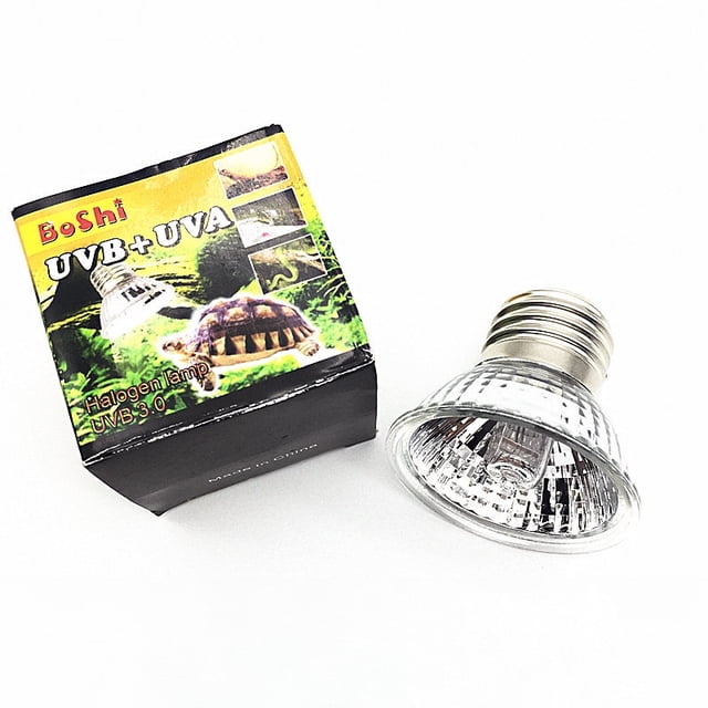 Lámpara para reptiles UVA + UVB 3,0, Bombilla de calor para mascotas, Tortuga, luz UV, anfibios, lagartos, control de temperatura, 25/50/75W