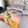 thumbnail image 3 of Tinkerbell Tinker Bell Conjunto de sábanas temático, trío de piezas, cómodo y amigable con la piel, diseño único, regalo de decoración para el hogar para familiares, amigos y fans,173cm *218cm, 3 of 6