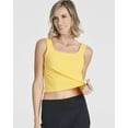 thumbnail image 2 of 5 Pack: Women's Soft Knit Ribbed Square Neck Cropped Tank Top - Sleeveless Crop Tops, 2 of 6