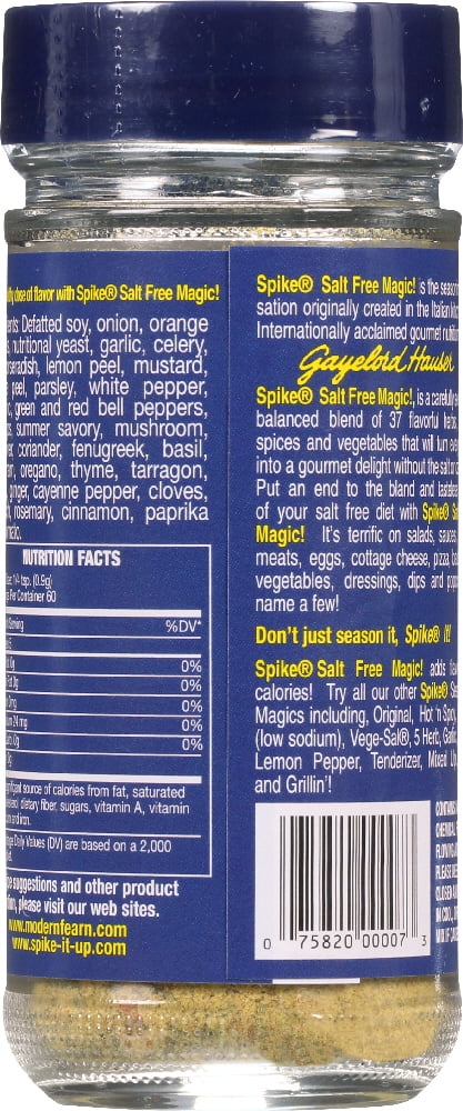 Modern Products Spike Gourmet Natural Seasoning Salt Free Magic - Case of  6/1.9 oz