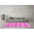 thumbnail image 3 of Ahgly Company Indoor Round Southwestern Pink Country Area Rugs, 6' Round, 3 of 4