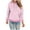 B Pink, variant on Horkkom Hoodies for Women Plus Size Striped Print Pullover Sweatshirts Casual Long Sleeve Hoodies with Pocket Drawstring XXXL
