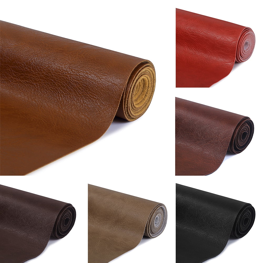 5 Yards 54 Wide Vinyl Fabric Thick Marine Grade Faux Leather Fabric Heavy  Duty PU Leather Fabric Cotton Back Home Decor Fabric for Hand Crafts DIY  Craft Upholstery, Chestnut Brown 