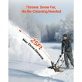 thumbnail image 5 of 20-Inch 15A Corded Electric Snow Thrower with Adjustable Chute & Dual LED Lights, Up to 25FT Snow Throwing Distance, 12" Depth Clearing, Walk-Behind Winter Snow Removal Equipment, 5 of 10