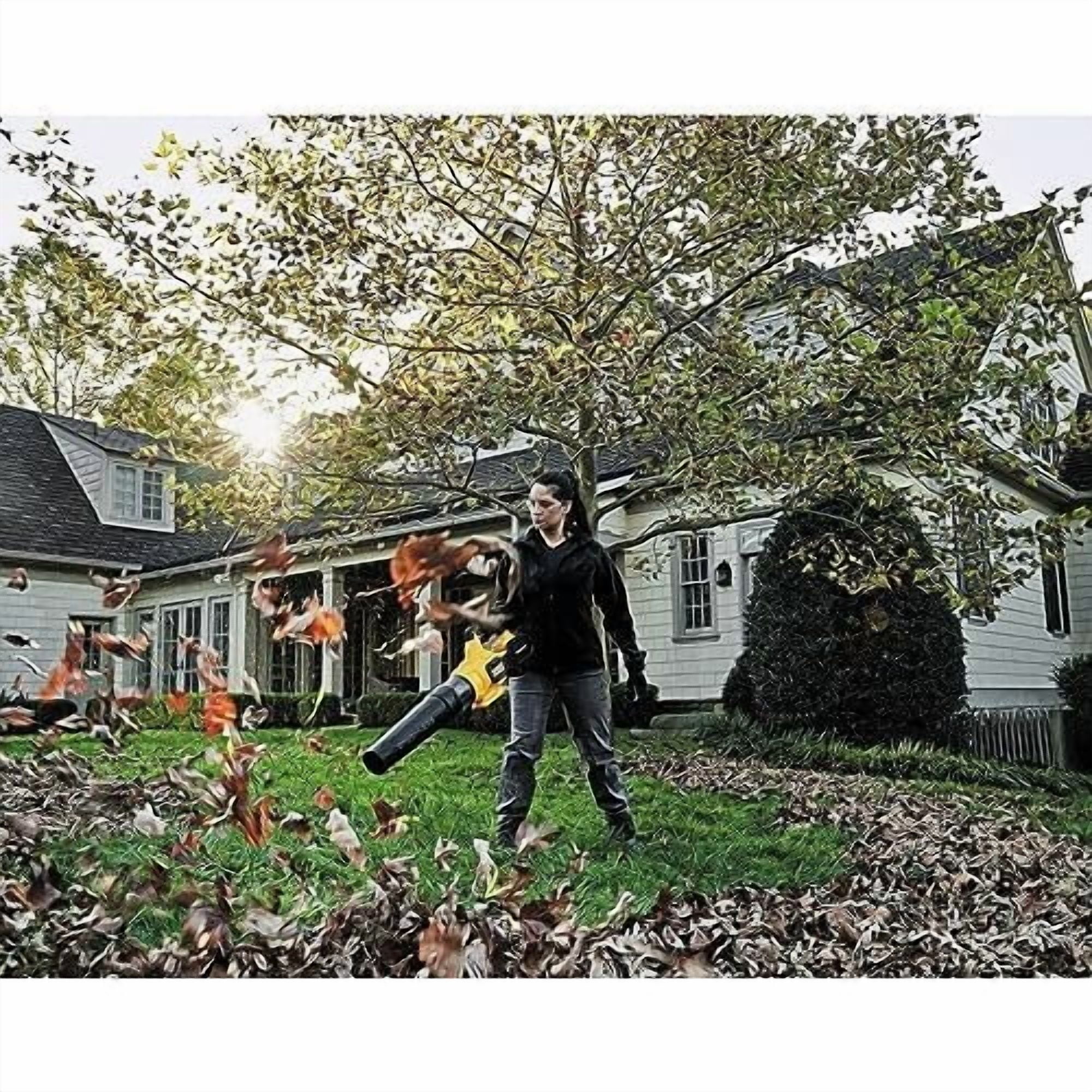 DEWALT 60V MAX FLEXVOLT Leaf Blower, Cordless, Handheld, 125-MPH, 600-CFM, Tool Only DCBL772B