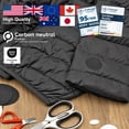 thumbnail image 5 of Repair Patches for Jackets, Tent, Shoe, Air Mattress, PVC Gear - Waterproof, Self-Adhesive, Tear-Cold-Heat-Resistant, Down Puffer Coat (11 Pieces Kit, Black), 5 of 12
