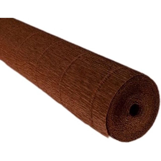 Premium Italian Crepe Paper Roll Heavy-Weight 140 Gram 13.5 sqft (968-Coffee)