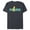 Navy Heather, variant on Bart Simpson Whatever El Barto - Short Sleeve Blended T-Shirt for Adults - Customized-Berry Snow Heather