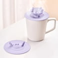 thumbnail image 4 of Shiogb Silicone Tea Bag Holder, Crab Designed Cup Cover with Tea Bag Holder Mug Lid for Coffee Tea, Reusable Silicone Lid Leak Proof, B*4, 4 of 4