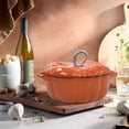 thumbnail image 7 of ACDANC 2026 New Pumpkin Dutch Oven Pot,Enameled Cast Iron 4-Quart Cookware with Lid –Dutch Oven Pot with Lid Non-Stick,All Stovetops Safe for Braising/Stews, 7 of 7