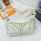 thumbnail image 1 of Bolso de nailon para el pecho, Bolso cruzado unisex de gran capacidad, riñonera (blanco), 1 of 6