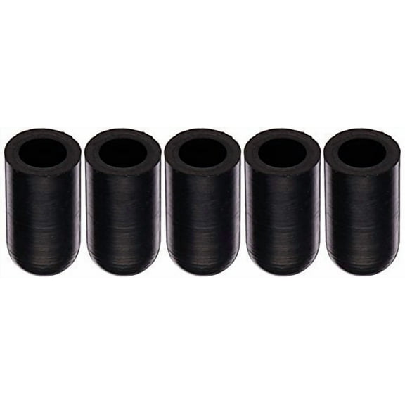 1/4 In Rubber Black Vacuum Cap