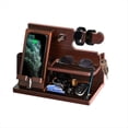 thumbnail image 3 of Estante de Almacenamiento de Madera Multifuncional para Relojes, JoyeríA, Gafas, Soporte para TeléFono, Organizador de Llaves, Soporte para Billetera para Gabinete de Entrada, 3 of 5