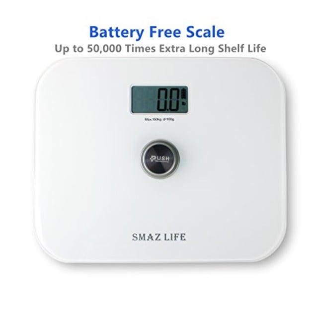Smaz Life Battery Free Scale High Accuracy Digital Bathroom High Accuracy Digital Bathroom Scale