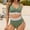 01 Army Green, variant on Awdenio Tankini Swimsuits for Women Tummy Control High Waisted Bikini Sets Tummy Control Swimsuits Color Block Two Piece Drawstring Bathing Suit