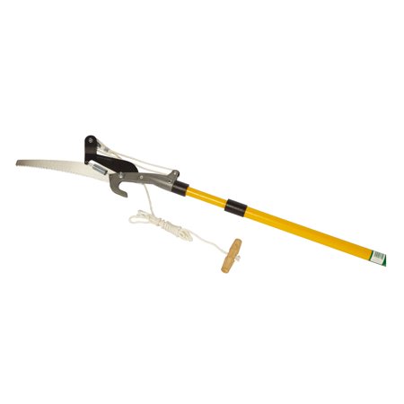 Professional s Choice 13 Foot Pole Pruner - Collapsible Fiberglass Handle - 14 Gauge Steel Head