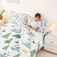 thumbnail image 3 of Erosebridal Outdoor Camping Adventure Full Size Sheets,Cartoon Camper Bed Sheets For Boys Kids 4 Pieces, 3 of 6