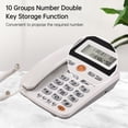 thumbnail image 5 of Spirastell Telephone sets,Switch Office Bank Call Elderly Seniors LCD Display Free Functions Landline Button Elderly LAOSHE Functions Dual The LCD Display Free Seniors LCD Display Dual The Switch, 5 of 6