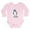 Petal Pink, variant on - Blue Footed Booby Long Sleeve Infant Bodysuit - Long Sleeve Cotton Baby Bodysuit