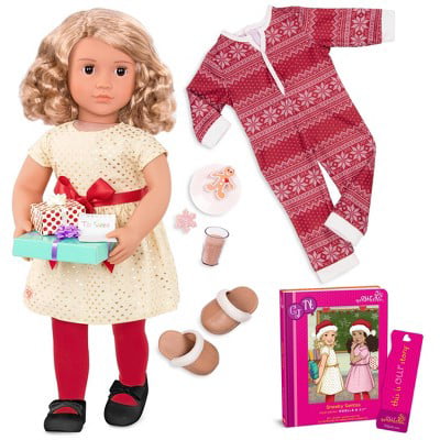 Our Generation Deluxe Christmas With Book Noelle - Walmart.com