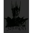 thumbnail image 2 of Men's The Lord of the Rings Fellowship of the Ring Sauron Black and White  Graphic Tee Charcoal 2X Large, 2 of 5