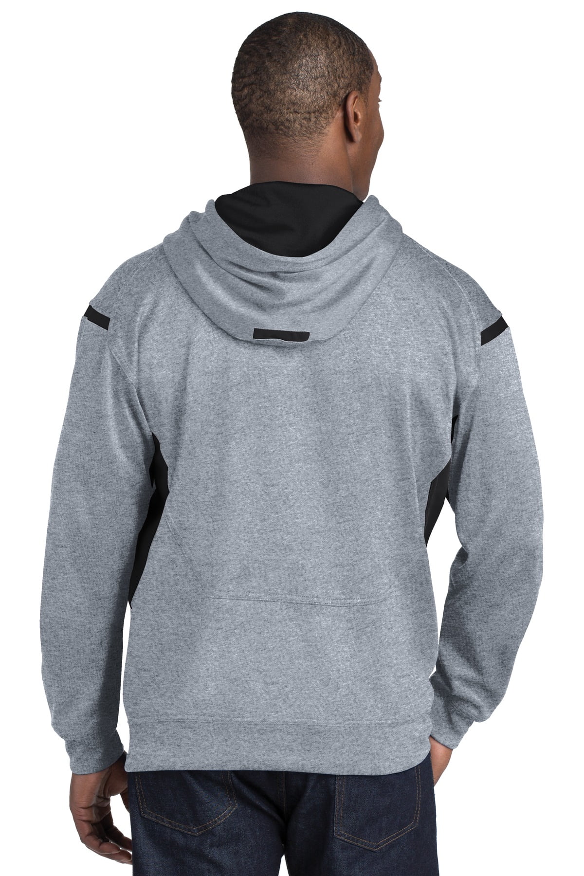 sport tek tech fleece hooded sweatshirt