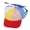 Red, variant on YIFAEUX Pet Hat Colorful Pet Propeller Hat Adorable Sunproof Breathable Dog Baseball Hats for Summer Outdoor