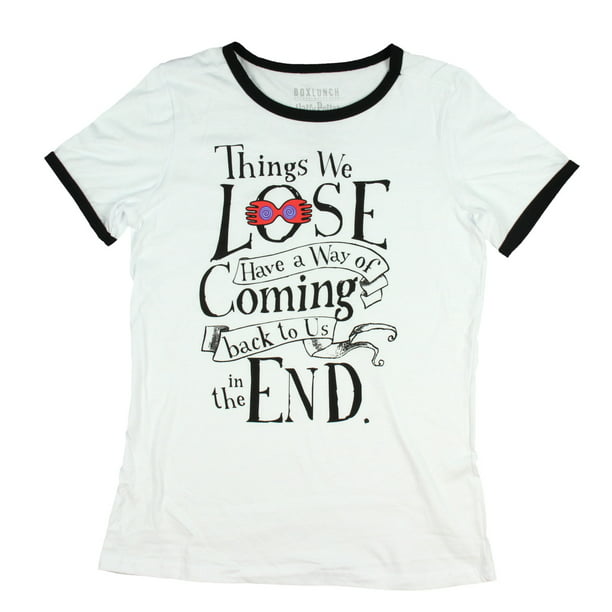 Harry Potter Shirt We Lose Ringer Tee T-Shirt (X-Large) - Walmart.com