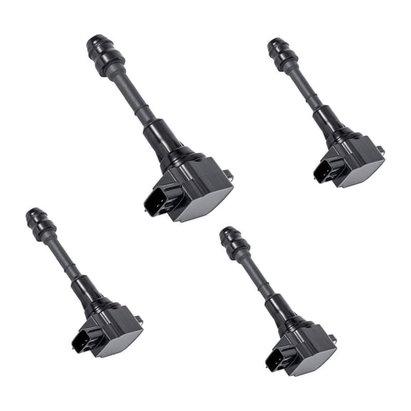 Set of 4 ISA Ignition Coils For Nissan 2002-2006 Altima 2002-2006 Sentra 2002-2007 X-Trail 2.5L Replacement for 22448-8H315 22448-8H310 C1398 UF350