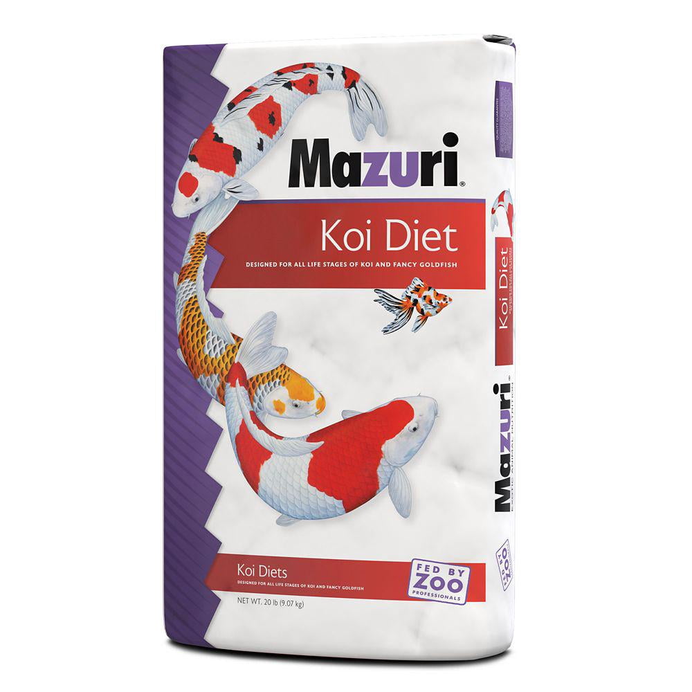 Mazuri Koi Platinum Nuggets Fish Food, 20 lb. Bag