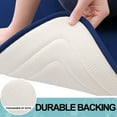 thumbnail image 5 of Smiry Memory Foam Toilet Rugs U-Shaped 20"x 24", Ultra Soft Absorbent Bathroom Rug, Non-Slip Machine Washable Contour Bath Rug, Navy Blue, 5 of 8