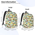 thumbnail image 2 of Rocae Train With Animals for Canvas College Laptop Backpack for Men Women-Small, 2 of 5