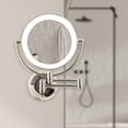 thumbnail image 6 of Zadro LED Wall Mounted Makeup Mirror w/ Magnification & Extendable Arm, 6 of 9