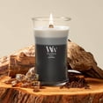 thumbnail image 2 of WoodWick Warm Woods Large Hourglass Trilogy Candle, 2 of 8