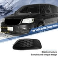 thumbnail image 2 of Front Right Passenger Side Fog Light Grille Cover Trim 68100708AA Fit for Dodge Grand Caravan 2011-2020, 2 of 6