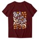 thumbnail image 1 of Camiseta de Manga Corta de Cuello Redondo Impresa para Mujeres, Primavera Y Verano Casual, 1 of 3