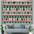 thumbnail image 4 of Orinice Christmas Sweater Snowflakes Holly Trees Tapestry Wall Hanging Unique Style for Home Wall Decor Art 50x40inch, 4 of 6